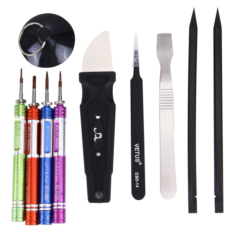 Kit di strumenti aperti per riparazione di cacciaviti professionali appropriati con borsa in pelle arrotolata per iPhone 7 e 7 Plus, 9 in 1 Kit di strumenti aperti per riparazione di cacciaviti professionali appropriati con borsa in pelle arrotolata per iPhone 7 e 7 Plus, 9 in 1
